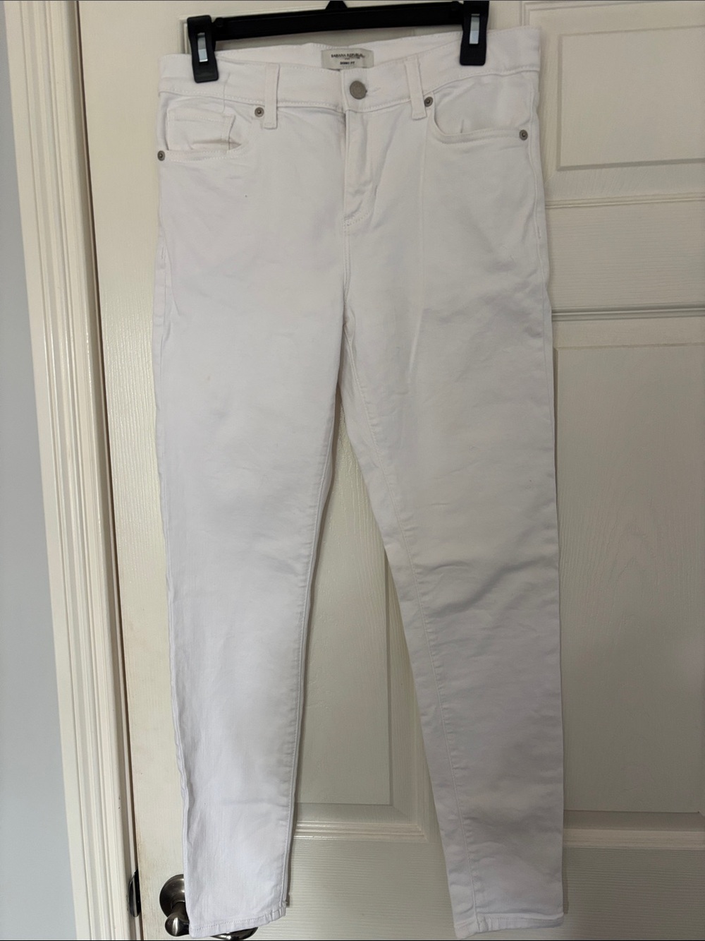 Banana Republic White Skinny Fit Jeans Size 28/6